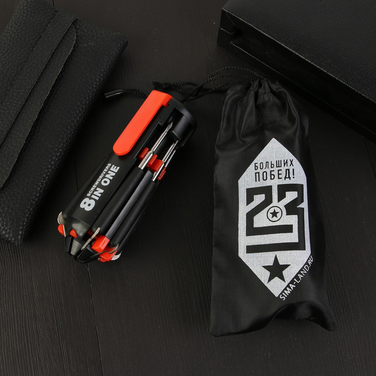 

Фонарик мультитул, Черный