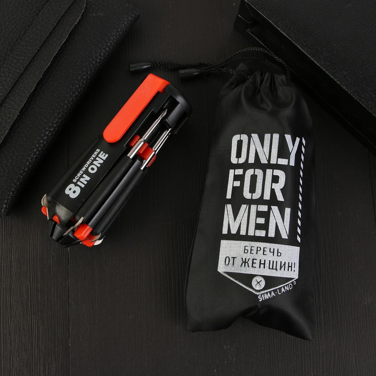 

Фонарик мультитул, Черный