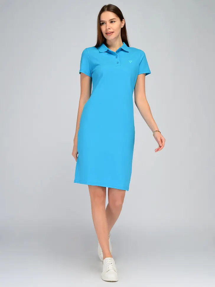 

Платье трикотажное, Бирюзовый