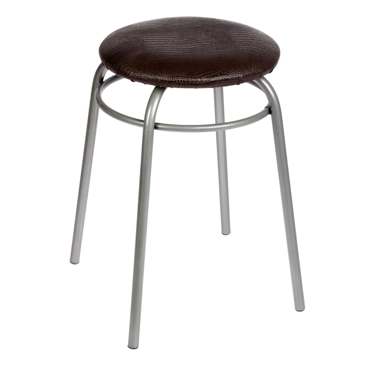 

Табурет для кухни, Коричневый;серебристый