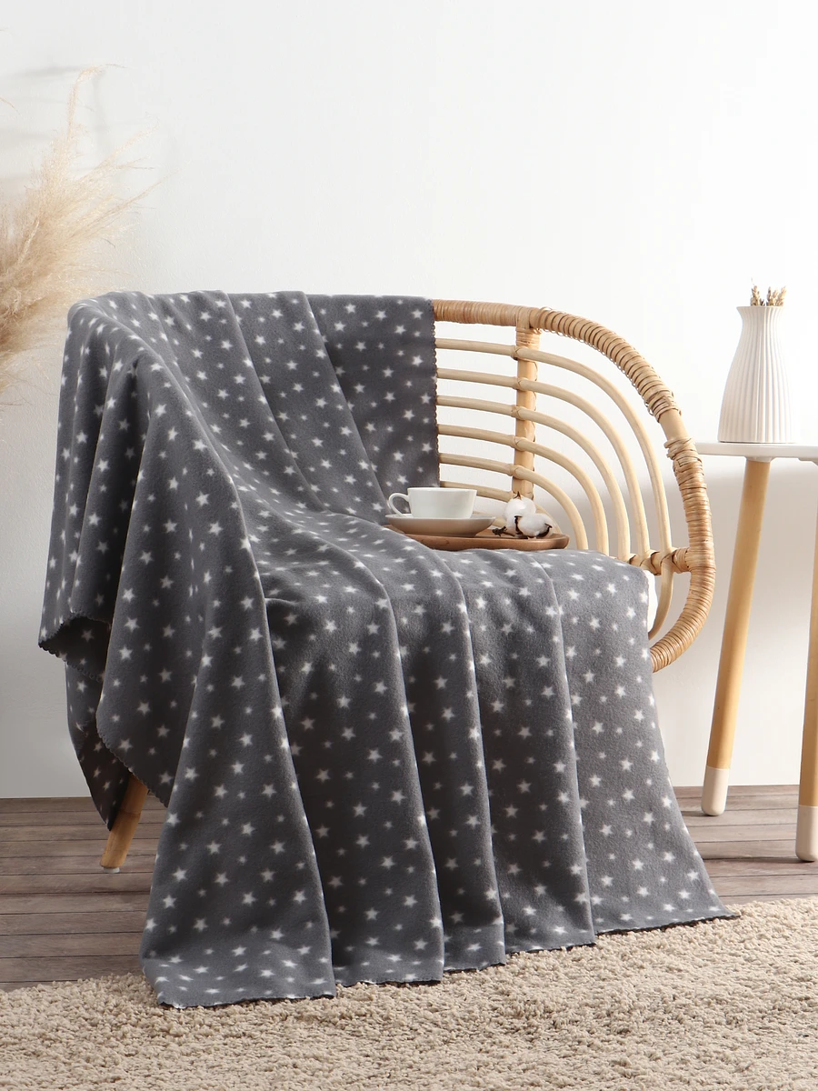 

Плед, Белый;серый