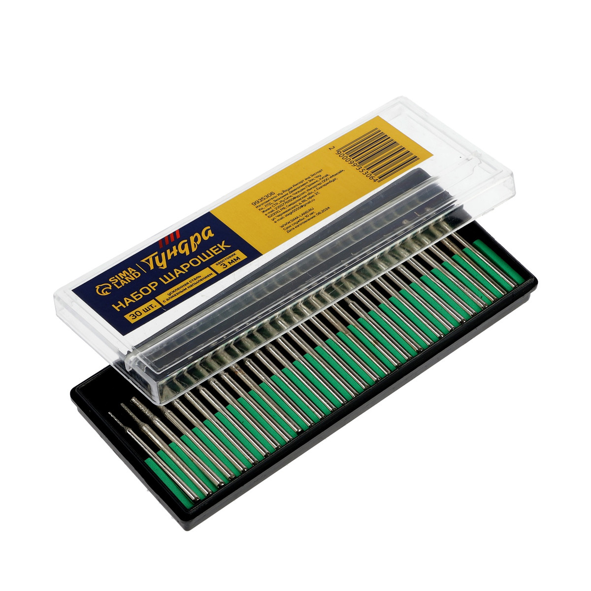 

Набор шарошек тундра, усиленная сталь с алмазным напылением, хвостовик 3 мм, 30 шт.