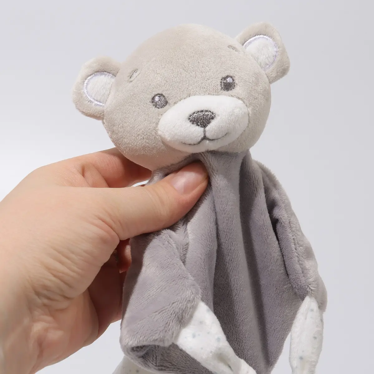 

Комфортер - игрушка для сна новорожденных, крошка я, Серый;белый