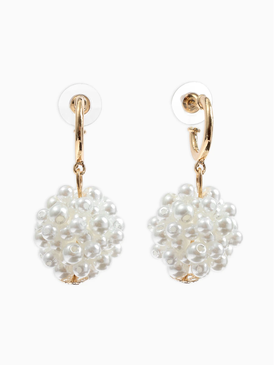 

Серьги с жемчугом, Белый