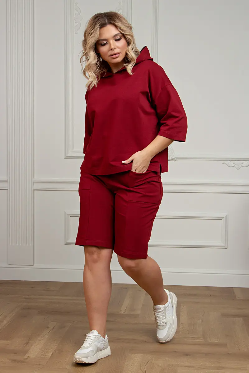 

Костюм, Бордовый;портвейн