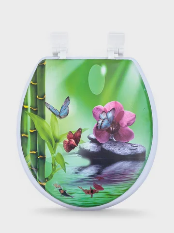 Сиденье для унитаза с крышкой доляна