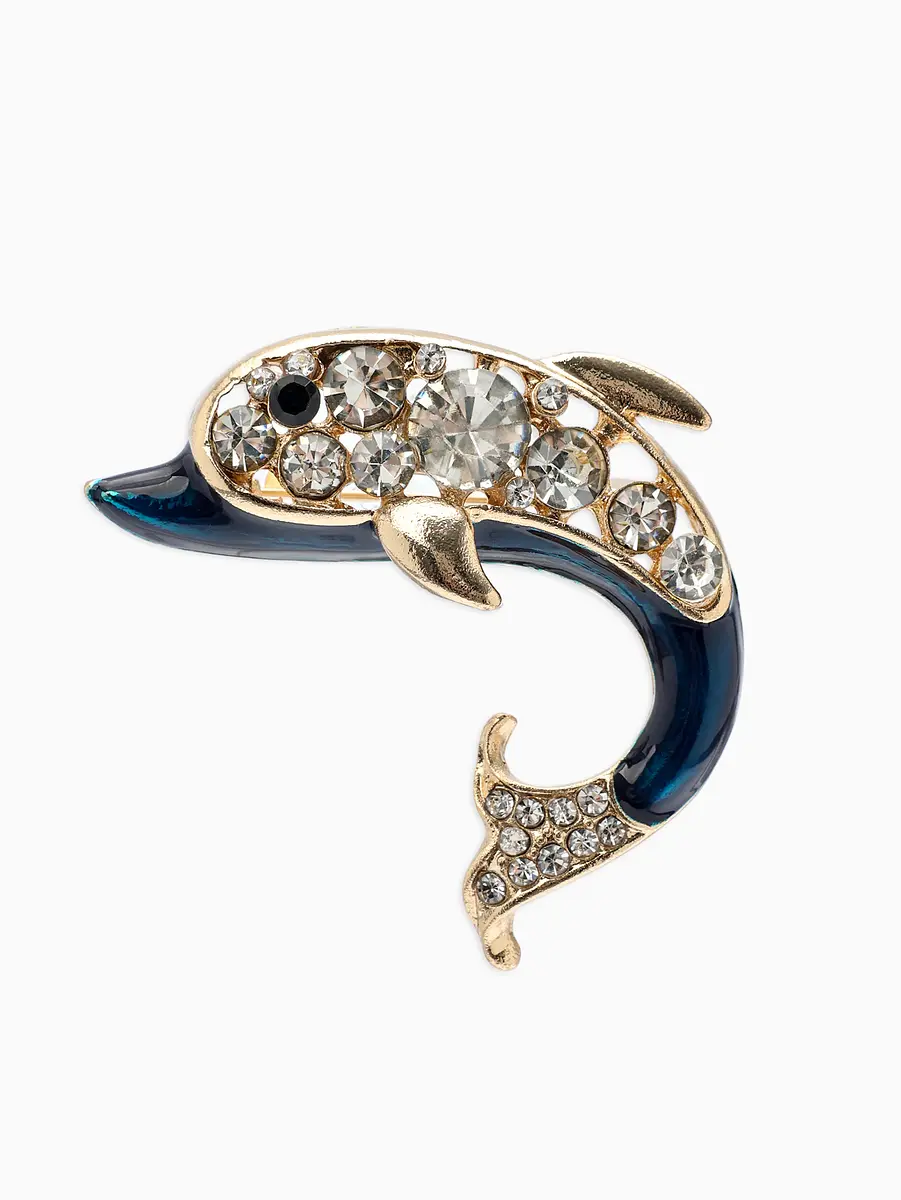 

Брошь, Синий