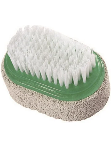 Пемза для педикюра с щеточкой БЕЛАЯ 110-