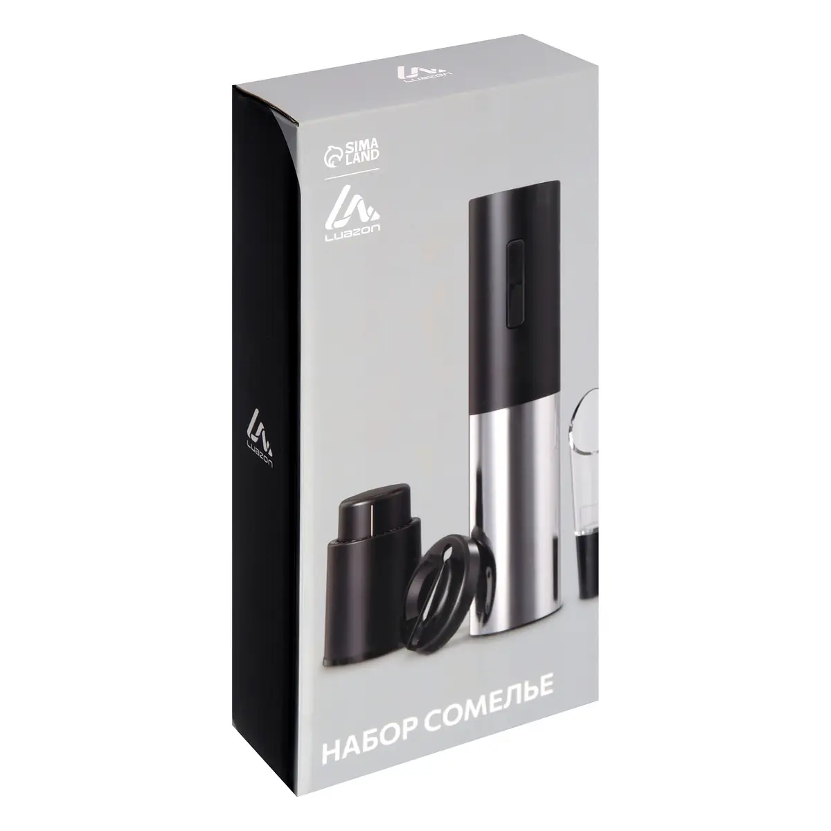 

Набор сомелье luazon lsh-08, 25 вт, акб, аэратор, пробка, резак для фольги