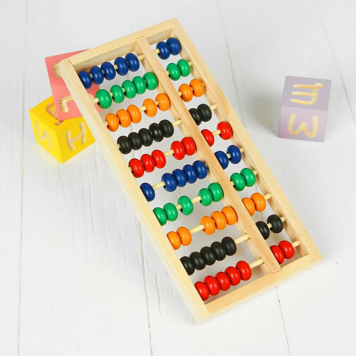 

Счеты, Разноцветный