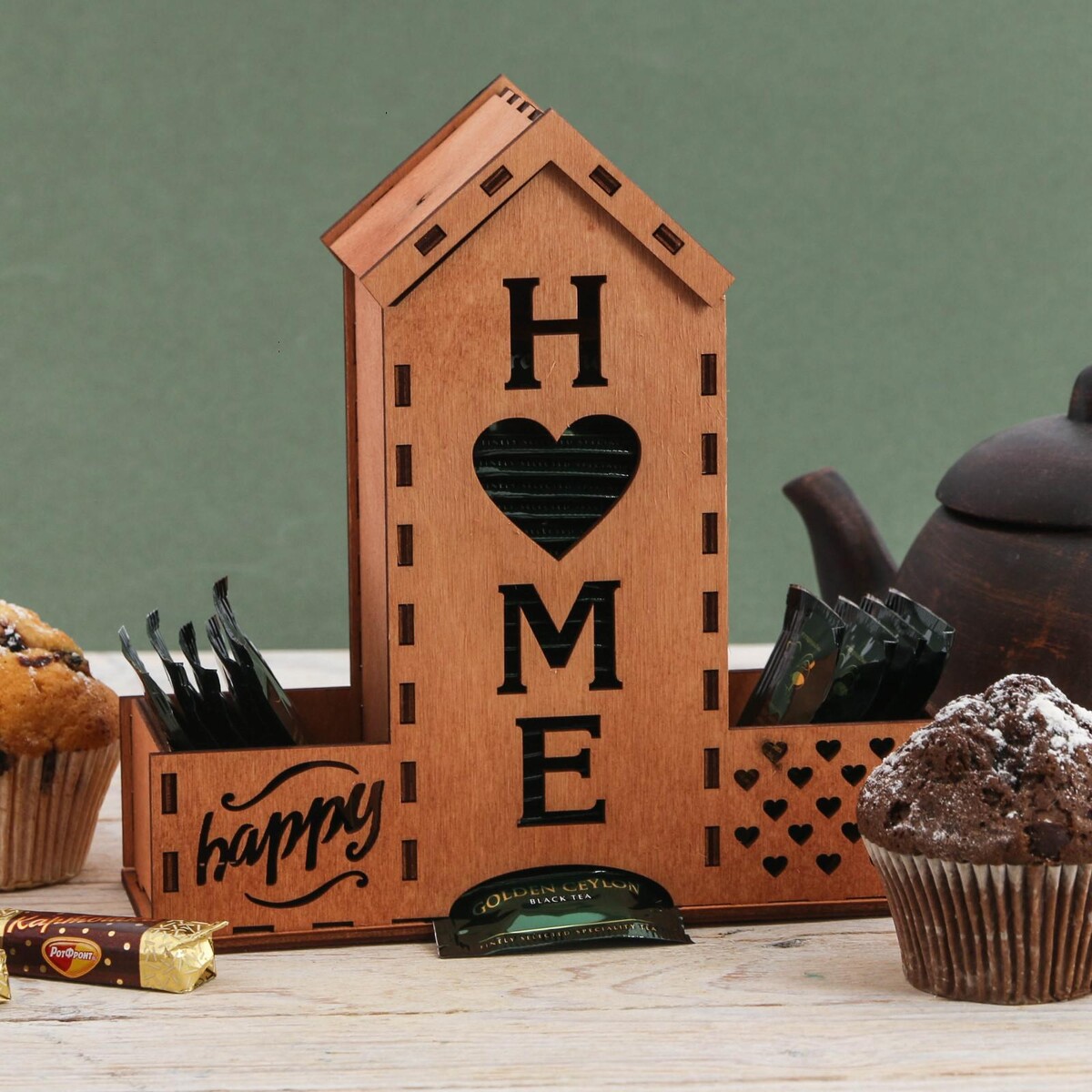 

Чайный домик, Коричневый