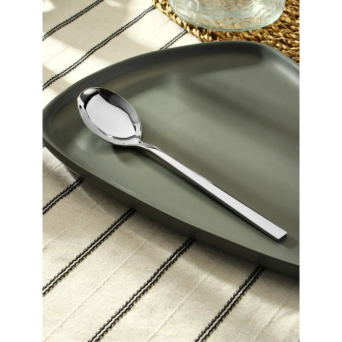 

Ложка столовая из нержавеющей стали, Серебристый