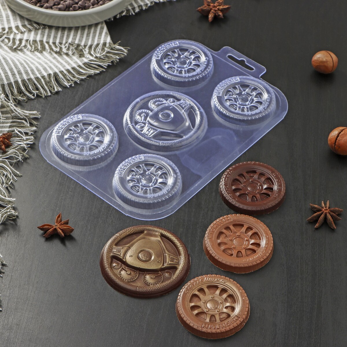 

Форма для шоколада и конфет, Прозрачный