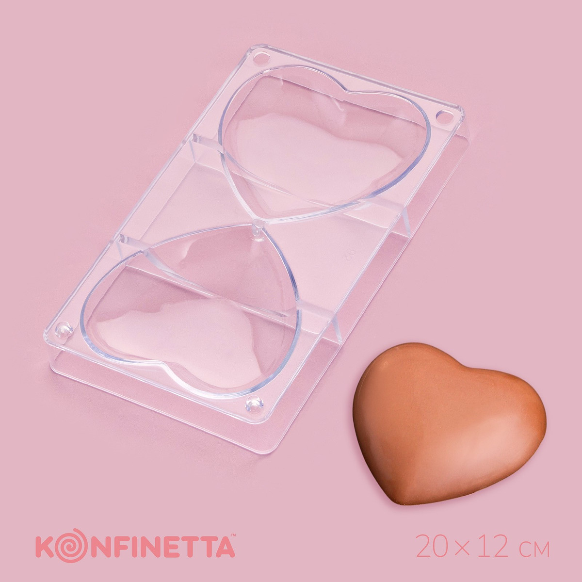 

Форма для шоколада konfinetta, Прозрачный