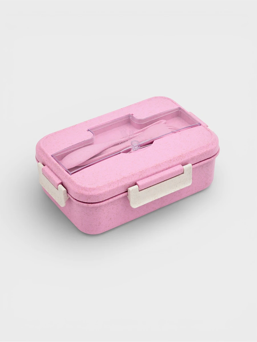 

Ланч-бокс в школу take it easy, 800 мл, 3 ячейки, с приборами, 12×7.6×20 см, пшеничная солома, розовый