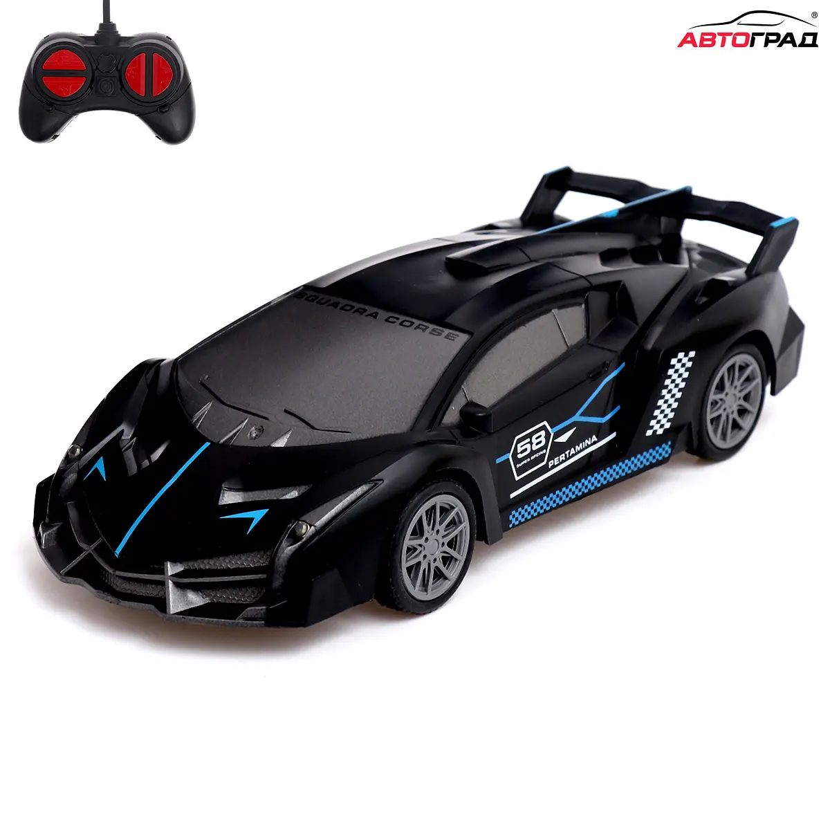 

Машинка на пульте управления, Черный